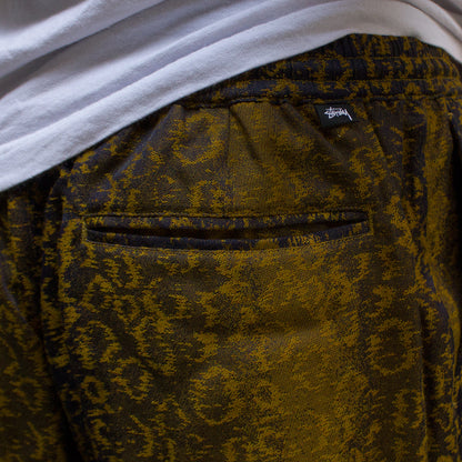 Leopard Jacquard Bryan Pant