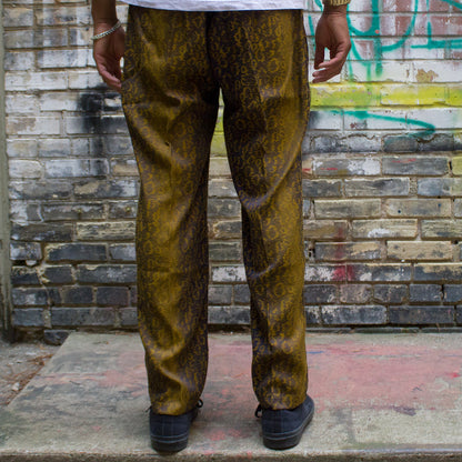 Leopard Jacquard Bryan Pant