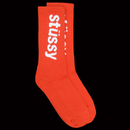 Helvetica Jacquard Crew Socks