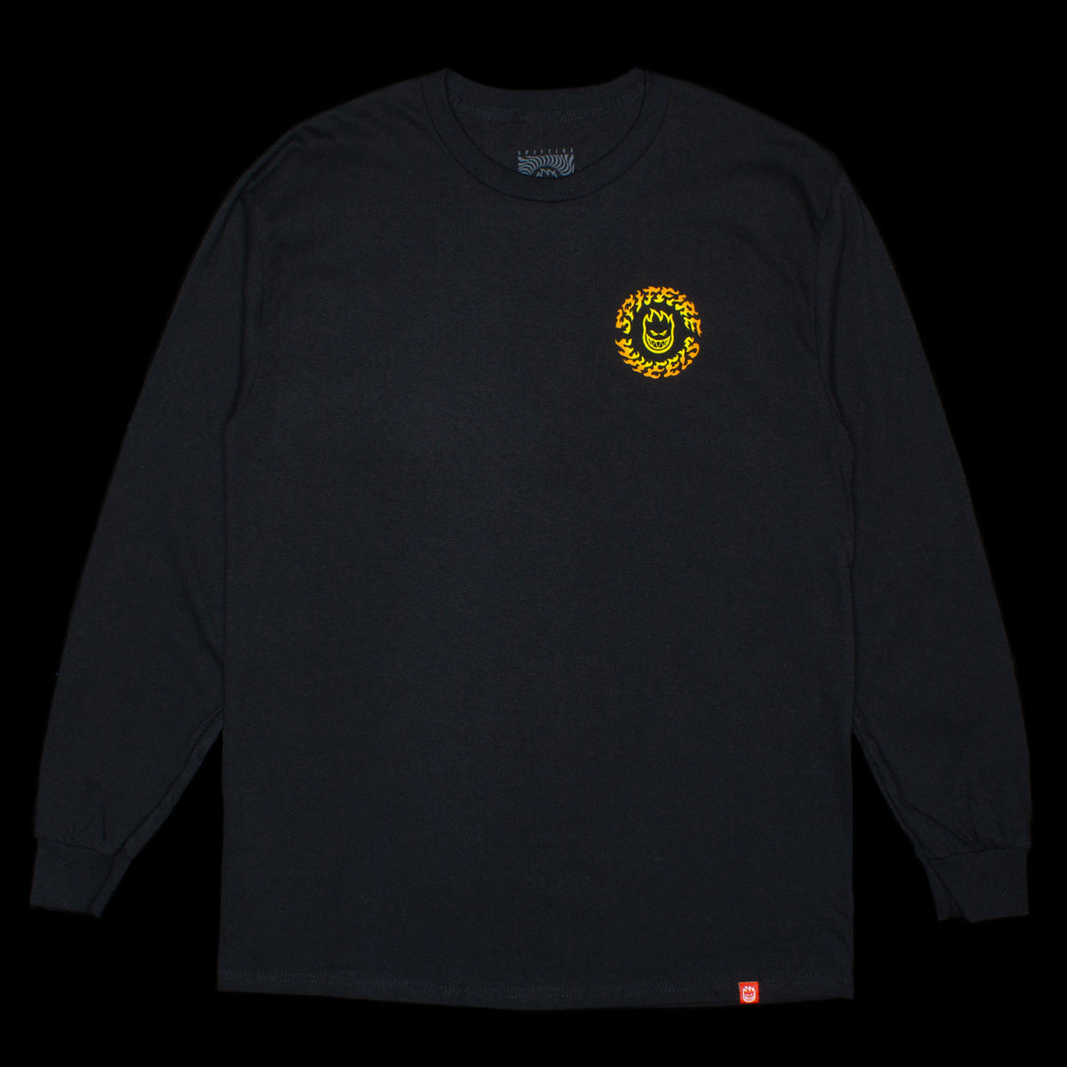 Torched Script L/S T-Shirt