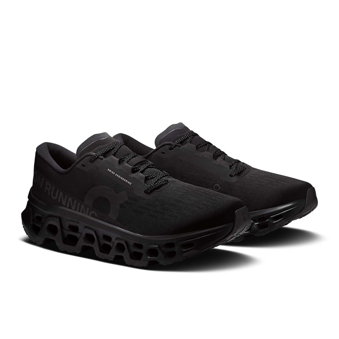 On Running Men's Cloudmonster 3 Wide Shoes - Black / Black