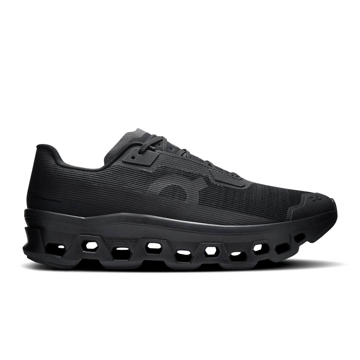 On Running Men's Cloudmonster Void Shoes - Black / Black