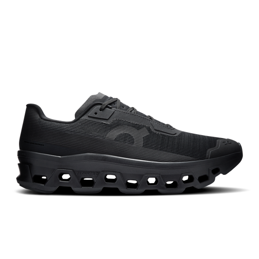 On Running Men's Cloudmonster Void Shoes - Black / Black