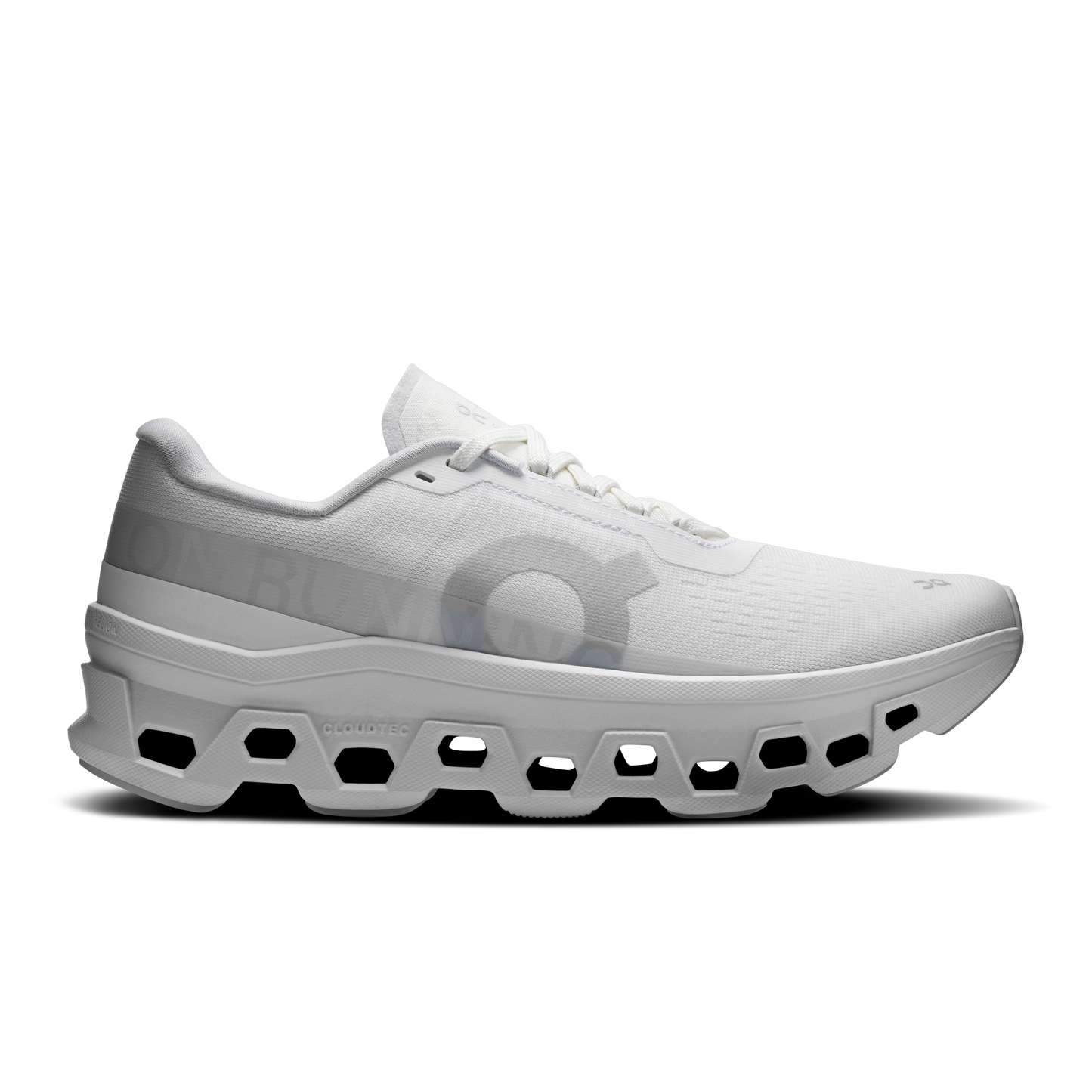 On Running Women's Cloudmonster 1 Shoes - White / White