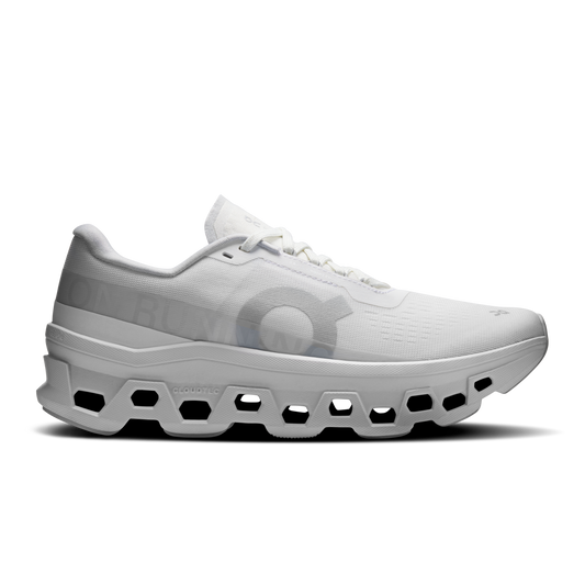 On Running Women's Cloudmonster 1 Shoes - White / White