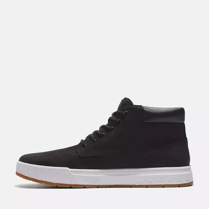 Timberland Men's Maple Grove Leather Chukka Shoes - Black Nubuck