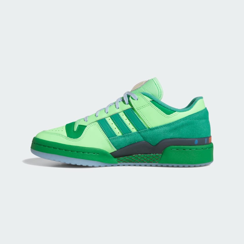 Adidas Men's The Simpsons X Adidas Forum Low Treehouse Of Horror Shoes - Lime Burst / Green / Semi Court Green