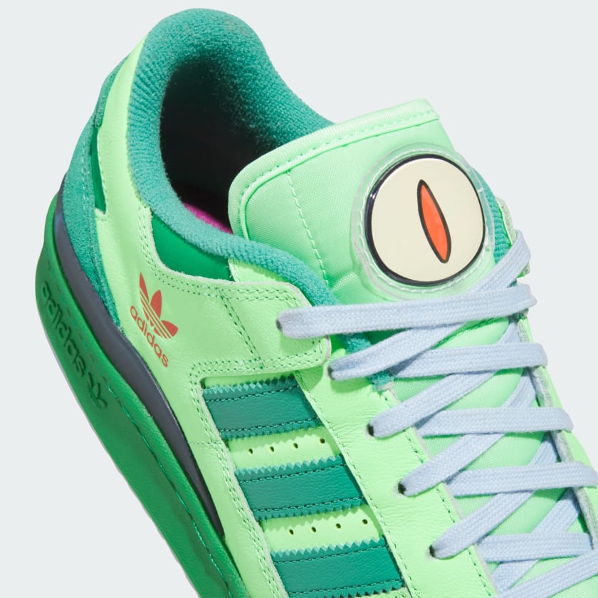 Adidas Men's The Simpsons X Adidas Forum Low Treehouse Of Horror Shoes - Lime Burst / Green / Semi Court Green