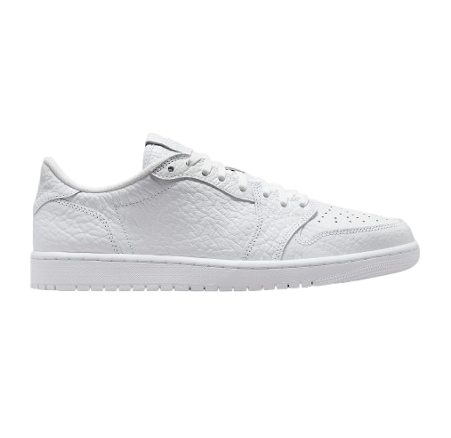 Nike Men's Air Jordan 1 Retro Low Shoes - All White