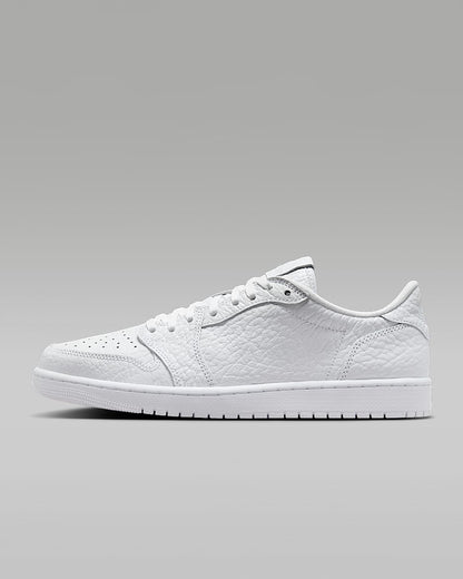Nike Men's Air Jordan 1 Retro Low Shoes - All White