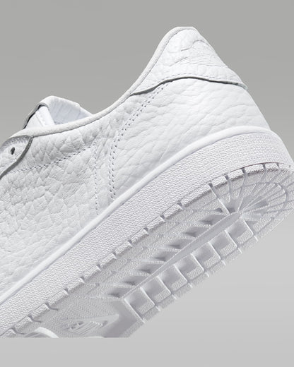 Nike Men's Air Jordan 1 Retro Low Shoes - All White