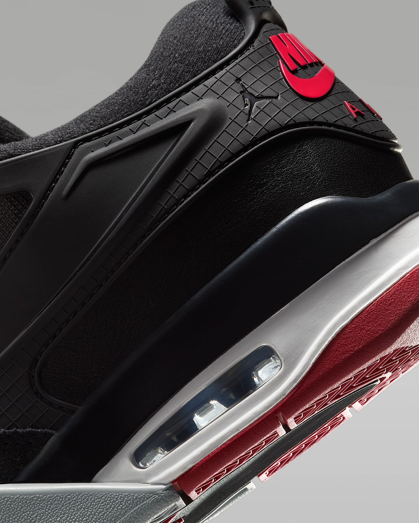 Nike Men's Jordan 4 Rm Shoes - Black / Varsity Red / Wolf Grey / White