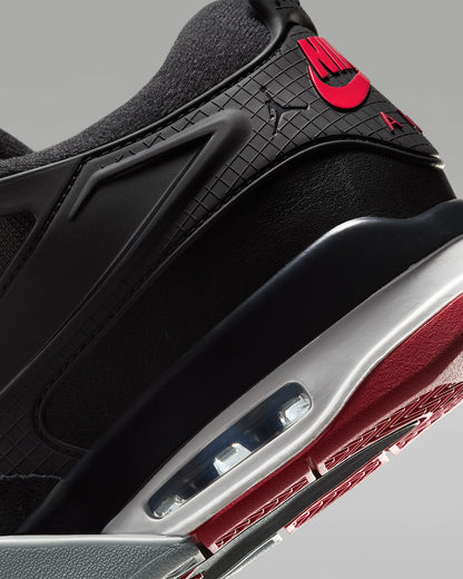 Nike Men's Jordan 4 Rm Shoes - Black / Varsity Red / Wolf Grey / White