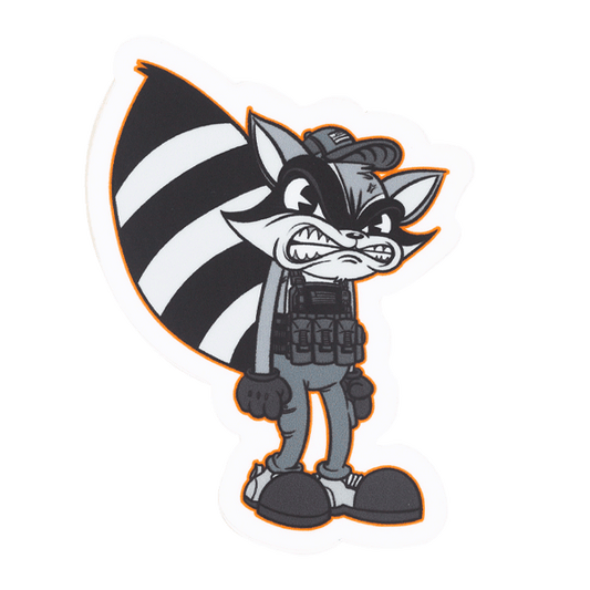 Ratchet Raccoon Team Angry Sticker
