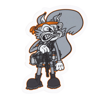 Secret Squirrel Team Angry Sticker
