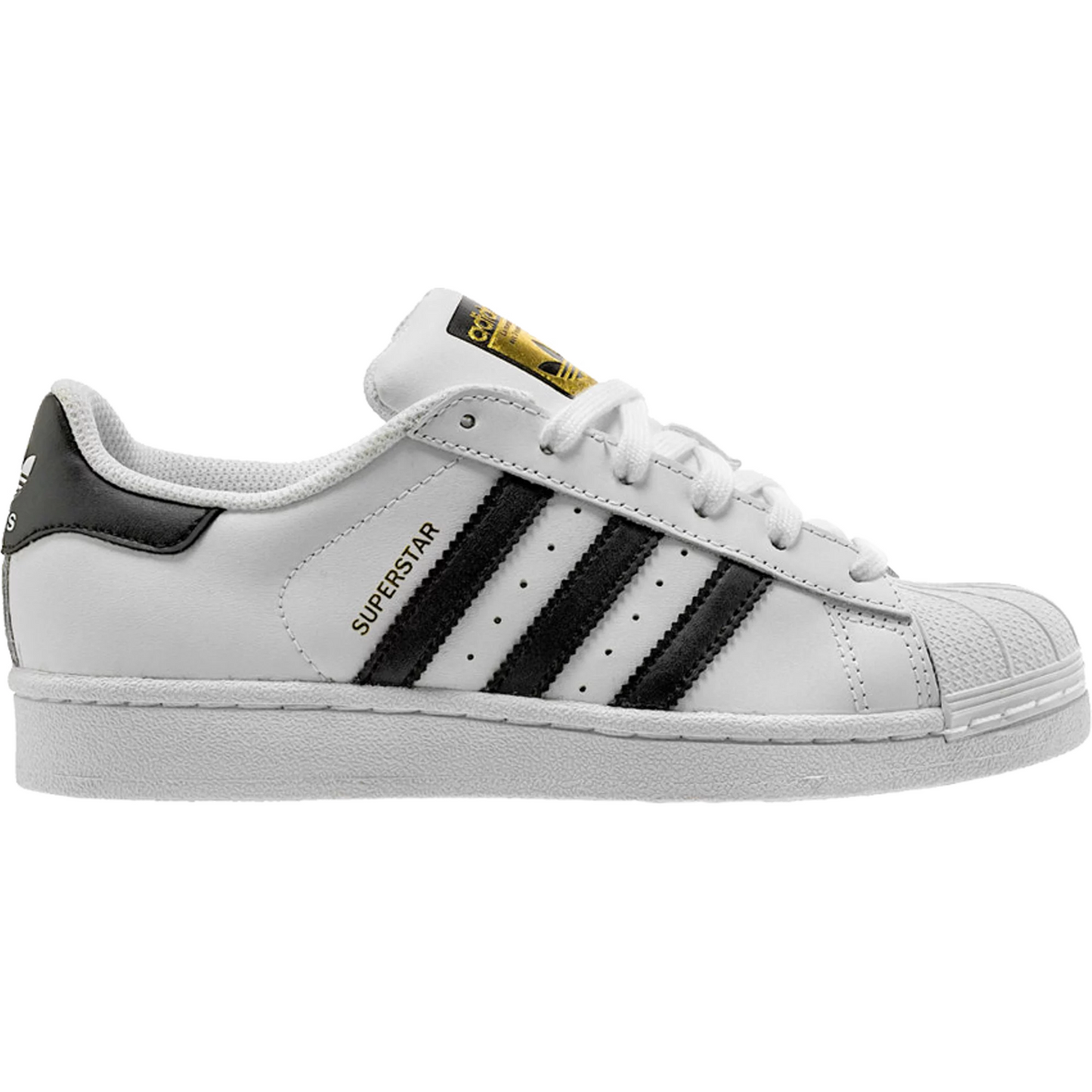 Adidas Kids' Originals Superstar Shoes - White / Black / Gold