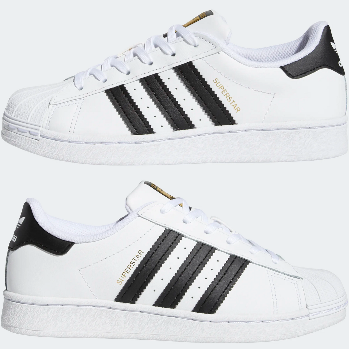 Adidas Kids' Superstar Shoes - Cloud White / Core Black