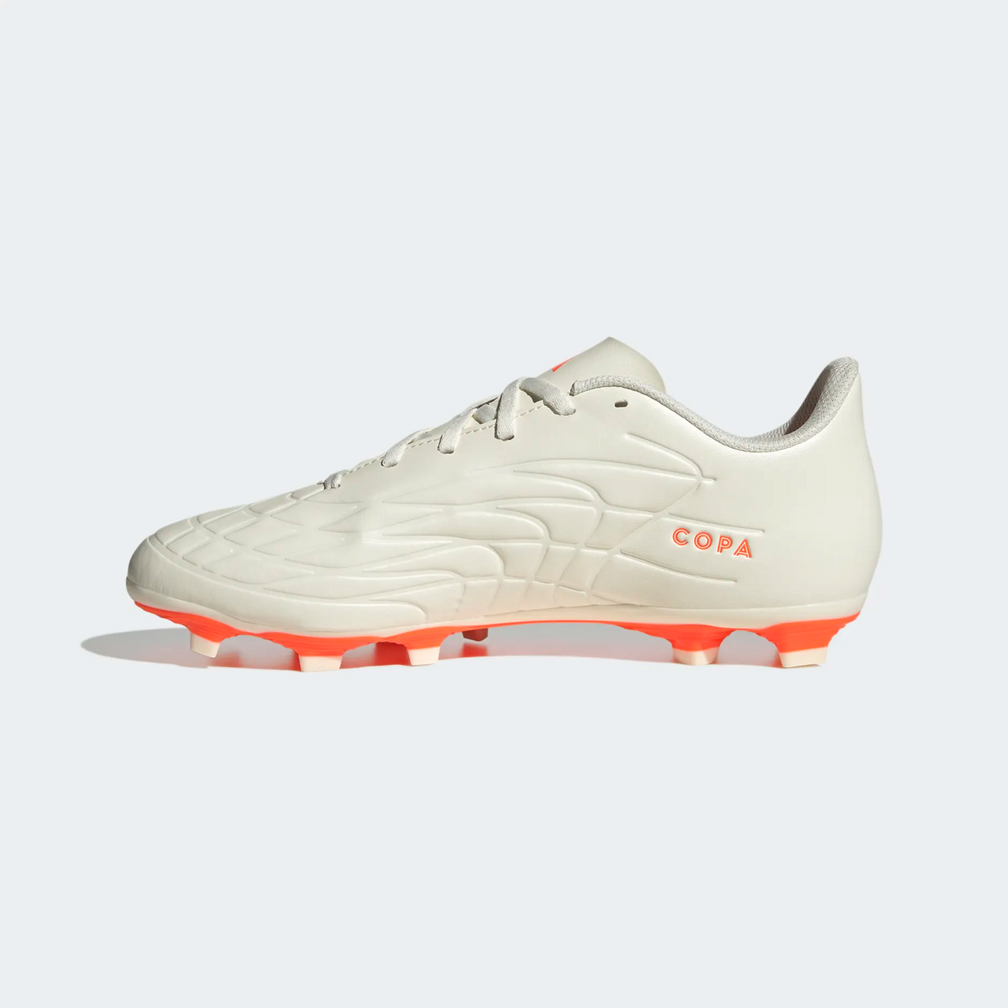 Adidas Men's Copa Pure.4 Flexible Ground Boots - Off White / Solar Orange