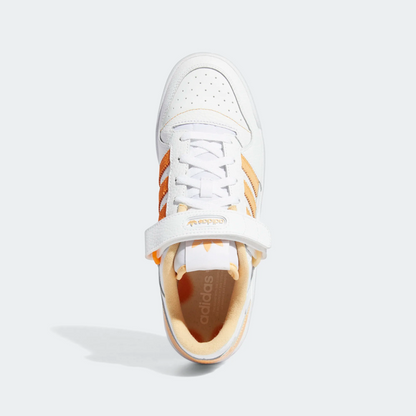 Adidas Men's Forum Low Shoes - Cloud White / Pulse Amber / Orange Rush