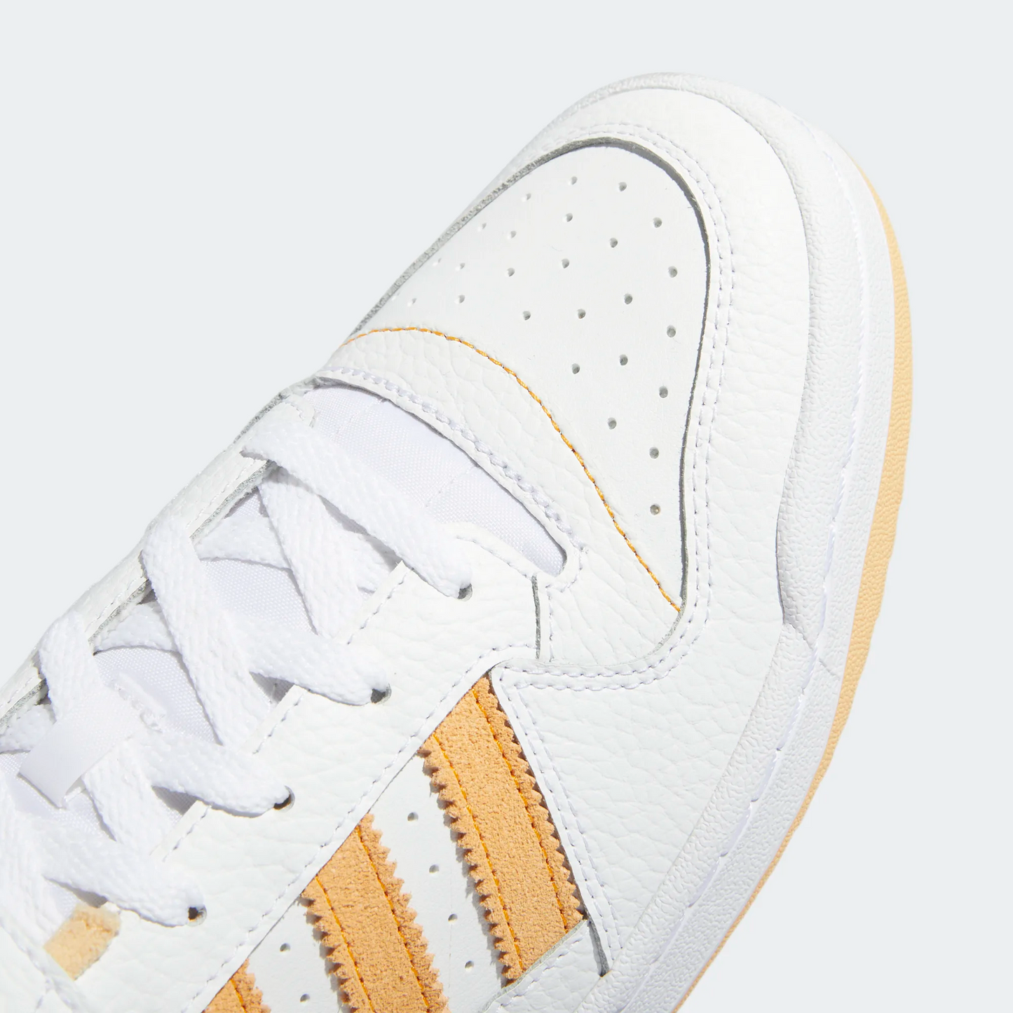 Adidas Men's Forum Low Shoes - Cloud White / Pulse Amber / Orange Rush