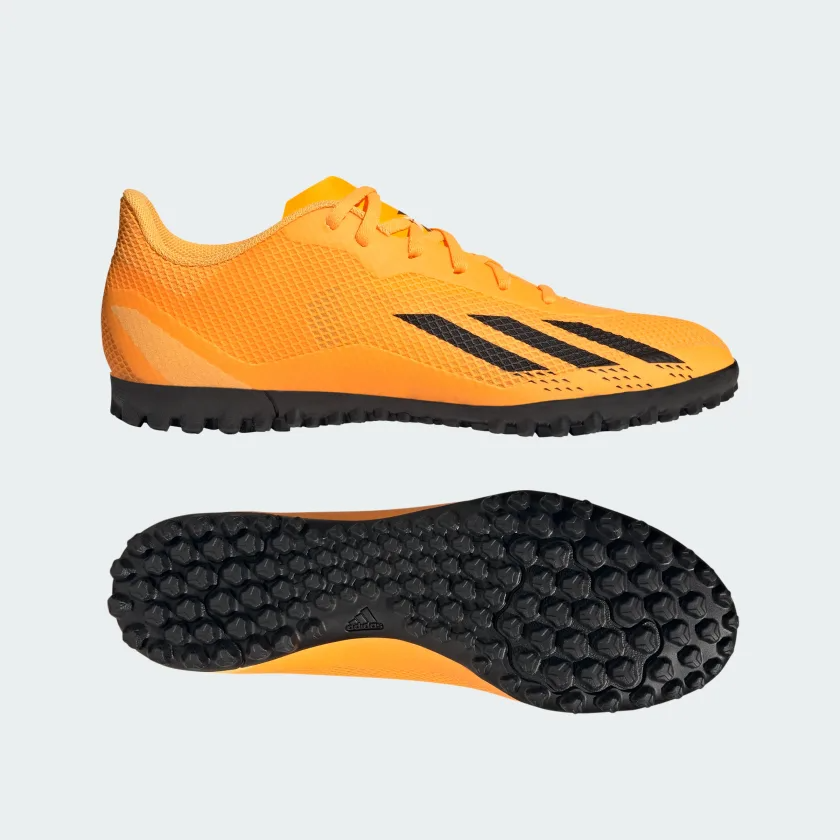 Adidas Men's X Speedportal.4 Turf Boots - Solar Gold / Core Black / Team Solar Orange
