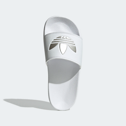 Adidas Women's Adilette Lite Slides - Cloud White / Matte Silver