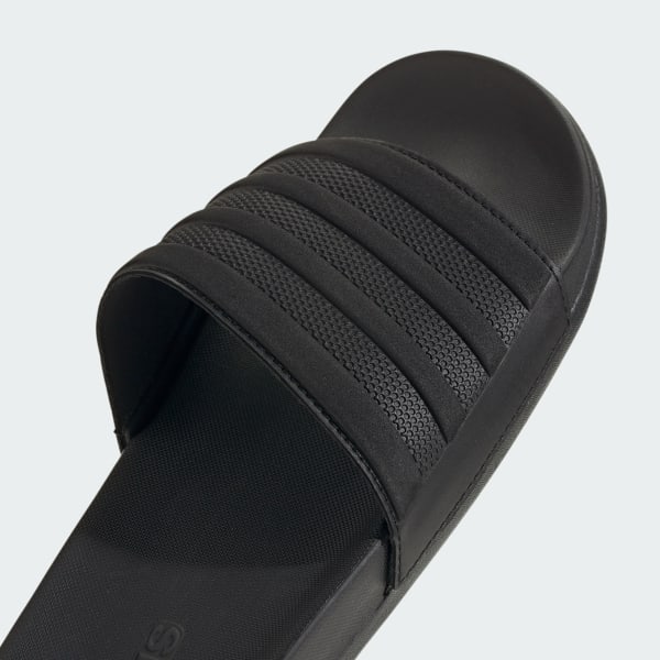 Adidas Men's Adilette Comfort Slides Shoes - Triple Black
