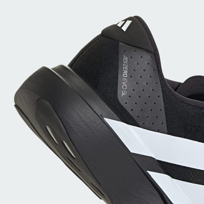 Adidas Men's Adizero Evo Sl Shoes - Core Black / Cloud White