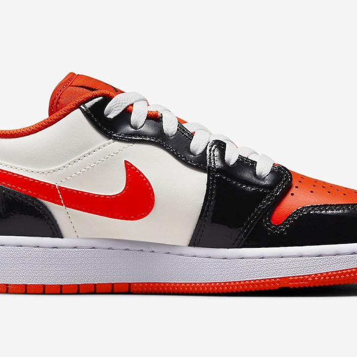Nike Kids' Air Jordan 1 Low GS Shoes - Team Orange / Black / Sail