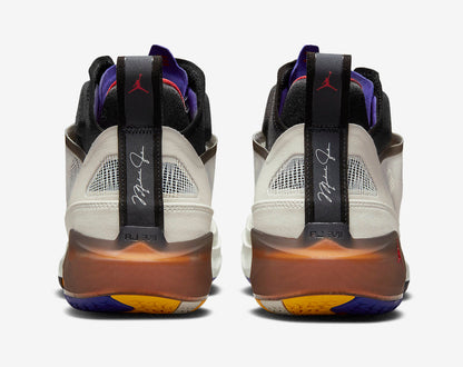 Nike Men's Air Jordan 37 Shoes - Light Bone / Fire Red / Dark Concord