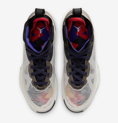 Nike Men's Air Jordan 37 Shoes - Light Bone / Fire Red / Dark Concord