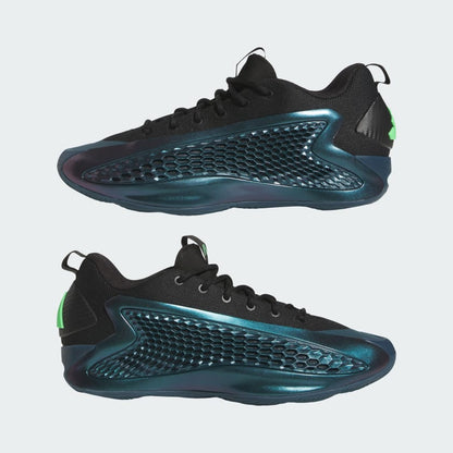 Adidas Men's Anthony Edwards 1 Low Shoes - Arctic Night / Core Black / Scream Green