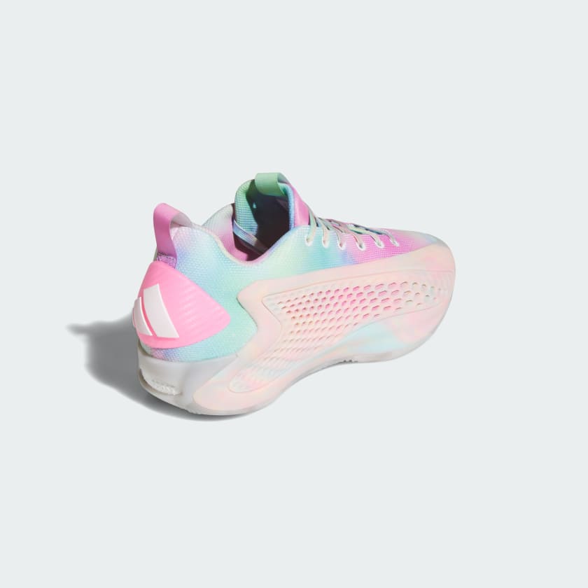 Adidas Men's Anthony Edwards 1 Low Shoes - Cloud White / Acid Orange / Bliss Pink