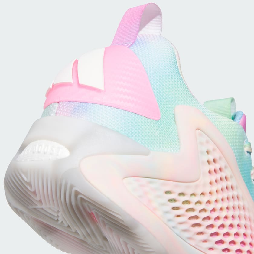Adidas Men's Anthony Edwards 1 Low Shoes - Cloud White / Acid Orange / Bliss Pink