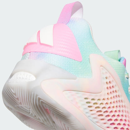 Adidas Men's Anthony Edwards 1 Low Shoes - Cloud White / Acid Orange / Bliss Pink
