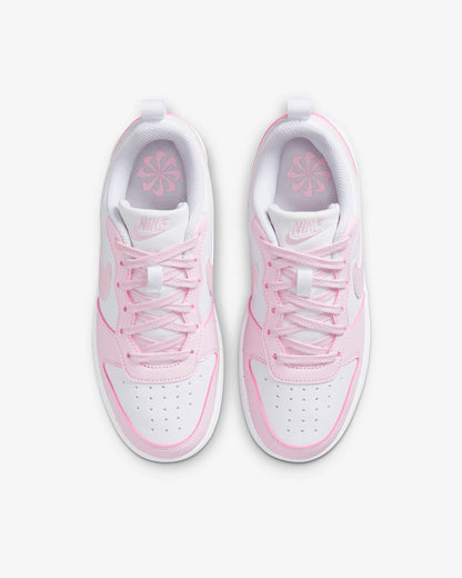 Nike Kids' Court Borough Low Recraft Shoes - Pink Foam / White