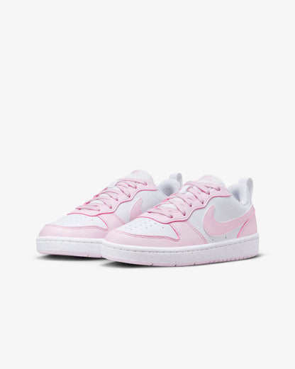 Nike Kids' Court Borough Low Recraft Shoes - Pink Foam / White