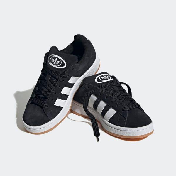 Adidas Kids' Campus 00S Shoes - Core Black / Cloud White / Cloud White