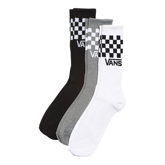 Vans Classic Check Crew Socks (3-Pack)