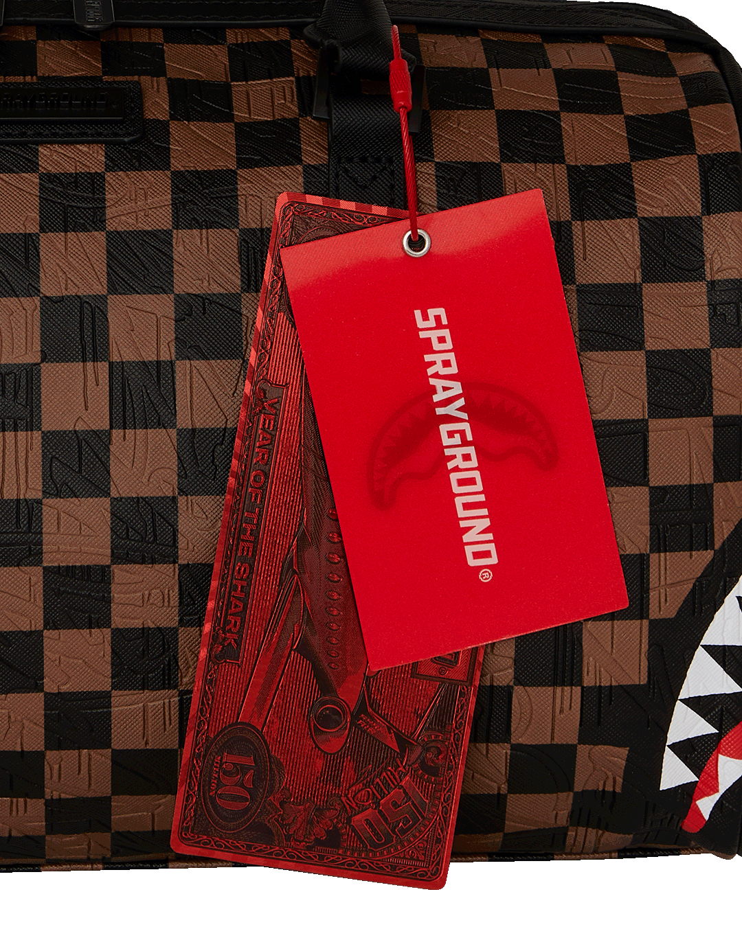 Sprayground The Private Jet Shark Club Mini Duffle Bag
