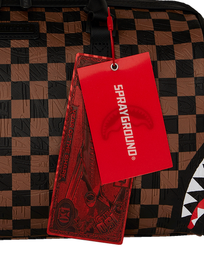 Sprayground The Private Jet Shark Club Mini Duffle Bag