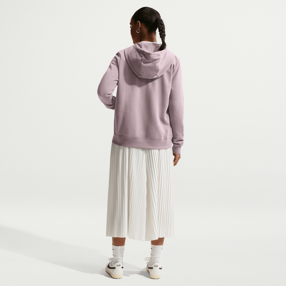 Nike Women's Sportswear Club Fleece Full-Zip Hoodie Apparel - Rose
