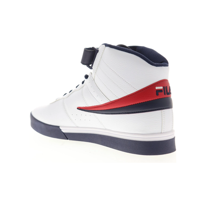 Fila Men's Vulc 13 Mid Plus Shoes - White / Blue / Red