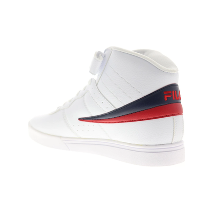 Fila Men's Vulc 13 Mid Plus Shoes - White / Red