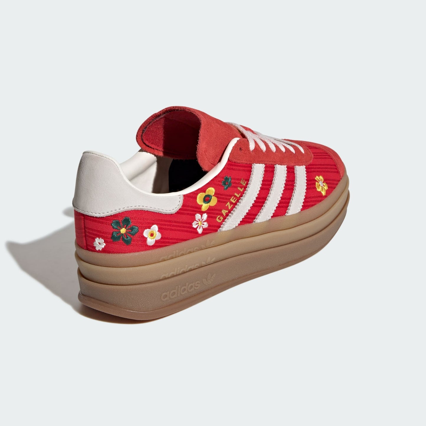 Adidas Women's Gazelle Bold Shoes - Better Scarlet / Off White / Eqt Yellow