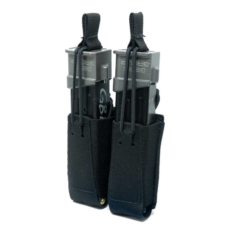 GBRS Double Pistol Mag Pouch w/ Bungee Retention