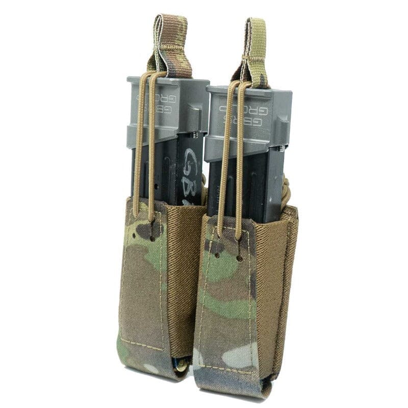 GBRS Double Pistol Mag Pouch w/ Bungee Retention