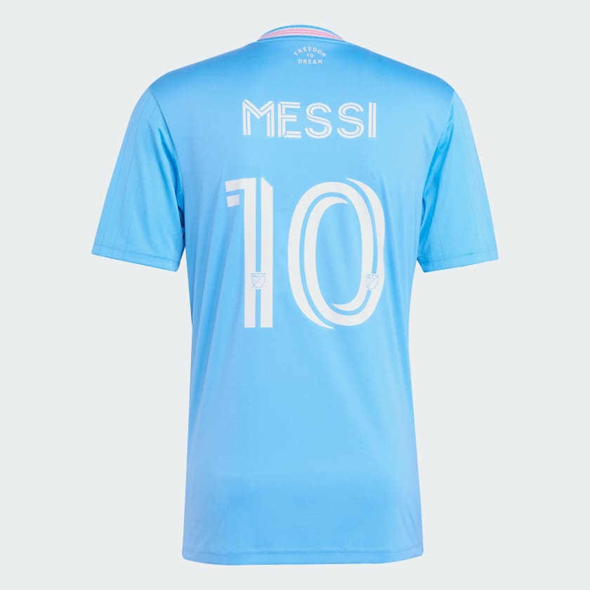 Adidas Men's Inter Miami CF 25/26 Third Messi Jersey - Semi Blue Burst