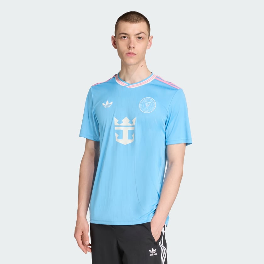 Adidas Men's Inter Miami CF 25/26 Third Messi Jersey - Semi Blue Burst