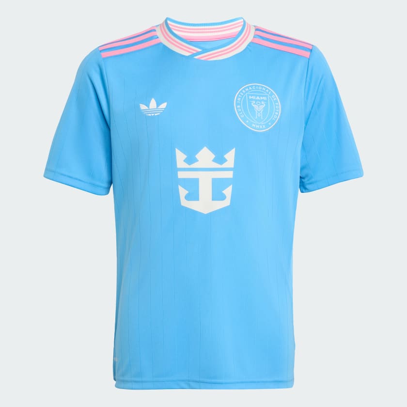 Adidas Kids' Inter Miami 25/26 Third Messi Jersey - Semi Blue Burst